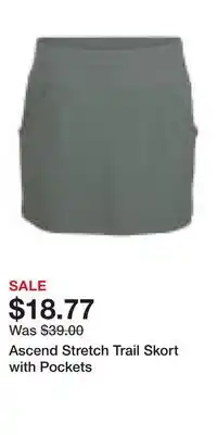 Cabela's Ascend Stretch Trail Skort with Pockets offer