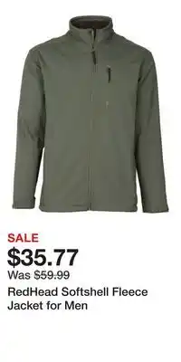 Cabela's RedHead Softshell Fleece Jacket for Men offer
