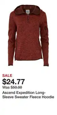 Cabela's Ascend Expedition Long-Sleeve Sweater Fleece Hoodie offer