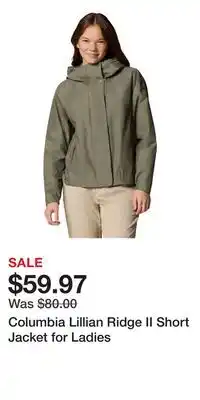 Cabela's Columbia Lillian Ridge II Short Jacket for Ladies offer