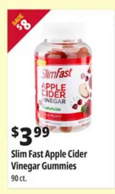 Ocean State Job Lot Slim Fast Apple Cider Vinegar Gummies offer