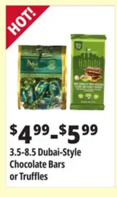Ocean State Job Lot 3.5-8.5 Dubai-Style Chocolate Bars or Truffles offer