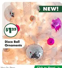 Dollar Tree Disco Ball Ornaments offer