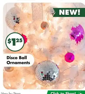 Dollar Tree Disco Ball Ornaments offer