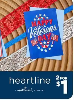 Dollar Tree Heartline a Hallmark Company Greeting Cards offer