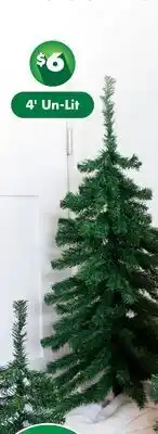 Dollar Tree 4' Unlit Artificial Christmas Tree offer