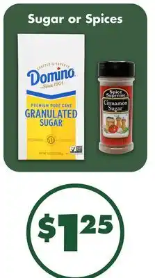 Dollar Tree Sugar or Spices offer