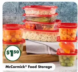 Dollar Tree McCormick Food Storage offer