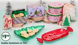 Dollar Tree Cookie Containers or Tins offer