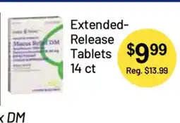 Health Mart Foster & Thrive MAXIMUM STRENGTH MUCUS RELIEF DM Extended-Release Tablets offer