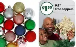 Dollar Tree 9.9 Star Tree Toppers offer