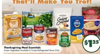 Dollar Tree Thanksgiving Meal Essentials offer