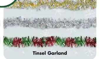 Dollar Tree Tinsel Garland offer
