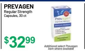 Health Mart PREVAGEN Regular Strength Capsules offer