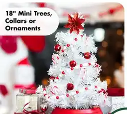 Dollar Tree 18 Mini Trees, Collars or Ornaments offer