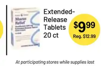 Health Mart Extended-Release Tablets offer