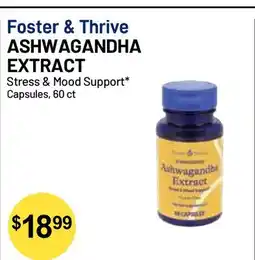 Health Mart Foster & Thrive ASHWAGANDHA EXTRACT Stress & Mood Support* Capsules offer