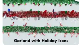 Dollar Tree Garland with Holiday Icons offer