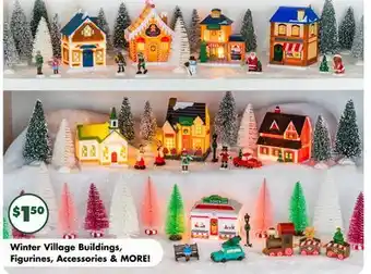 Dollar Tree Cobblestone Corners Winter Village offer