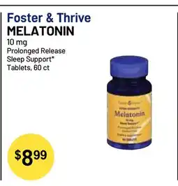 Health Mart Foster & Thrive MELATONIN 10 mg Prolonged Release Sleep Support* Tablets offer