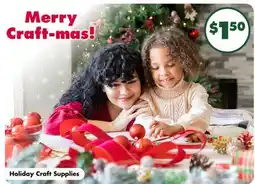 Dollar Tree Holiday Craft Supplies offer