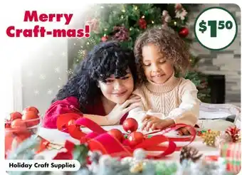 Dollar Tree Holiday Craft Supplies offer