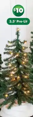 Dollar Tree 3.5' Pre-Lit Artificial Christmas Tree offer