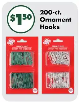 Dollar Tree 200-ct. Hooks offer