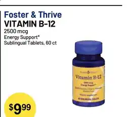 Health Mart Foster & Thrive VITAMIN B-12 2500 mcg Energy Support offer