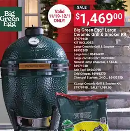 Ace Hardware Big Green Egg Large Ceramic Grill & Smoker Kit offer