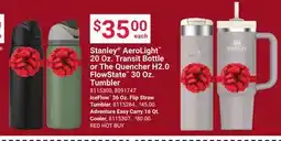 Ace Hardware Stanley AeroLight 20 Oz. Transit Bottle or The Quencher H2.0 FlowState 30 Oz offer