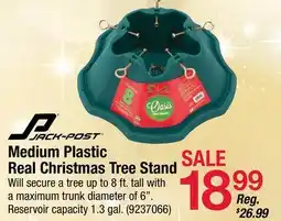 Ace Hardware Jack-Post Medium Plastic Real Christmas Tree Stand offer