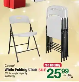 Ace Hardware Cosco White Folding Chair offer