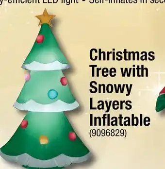 Ace Hardware Christmas Tree with Snowy Layers Inflatable offer