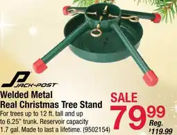 Ace Hardware Jack-Post Welded Metal Real Christmas Tree Stand offer