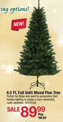 Ace Hardware 6.5 Ft. Full Unlit Mixed Pine Tree offer