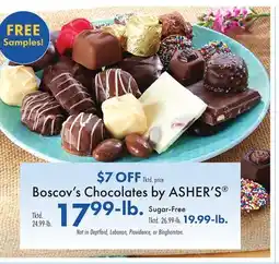 Boscov's Boscov's Chocolates by ASHER'S offer