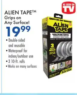 Boscov's ALIEN TAPETM Grips on Any Surface! offer