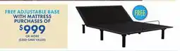 Boscov's ADJUSTABLEBASE WITH MATTRESS offer