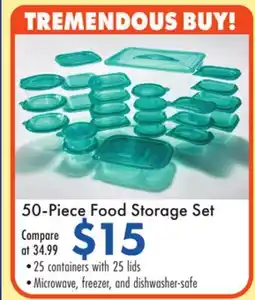 Boscov's 50-Piece Food Storage Set offer