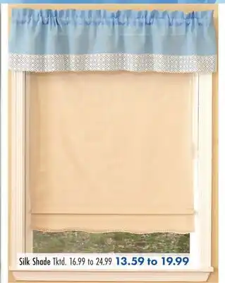 Boscov's Silk Shade offer