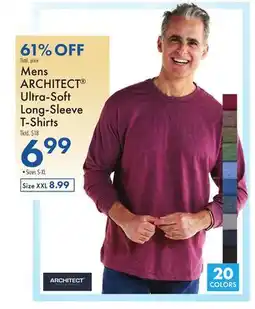 Boscov's Mens ARCHITECT Ultra-Soft Long-Sleeve T-Shirts offer