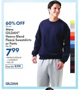 Boscov's Mens GILDAN Heavy-Blend Fleece Sweatshirts or Pants offer