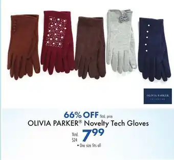Boscov's OLIVIA PARKER Novelty Tech Gloves offer