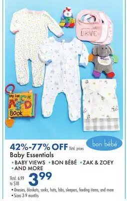 Boscov's Baby Essentials offer
