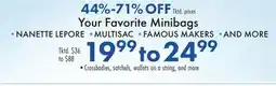 Boscov's Your Favorite Minibags offer