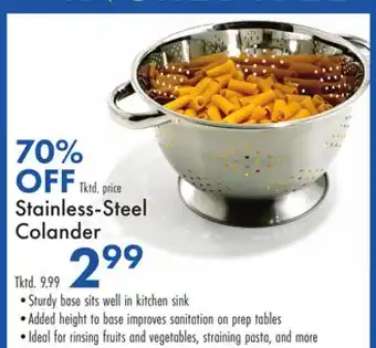 Boscov's Stainless-Steel Colander offer