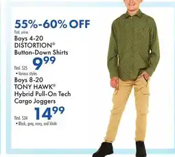 Boscov's Boys 4-20 DISTORTION Button-Down Shirts offer