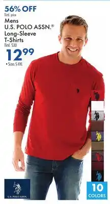 Boscov's Mens U.S POLO ASSN. Long-Sleeve T-Shirts offer