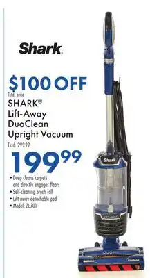 Boscov's SHARK Lift-Away DuoClean Upright Vacuum offer